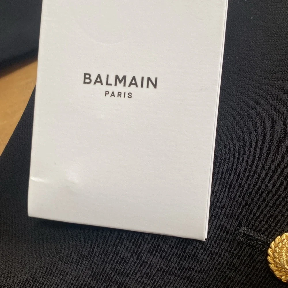 BalmainTwo-Tone Crepe Spencer Jacket - Picture 4 of 14